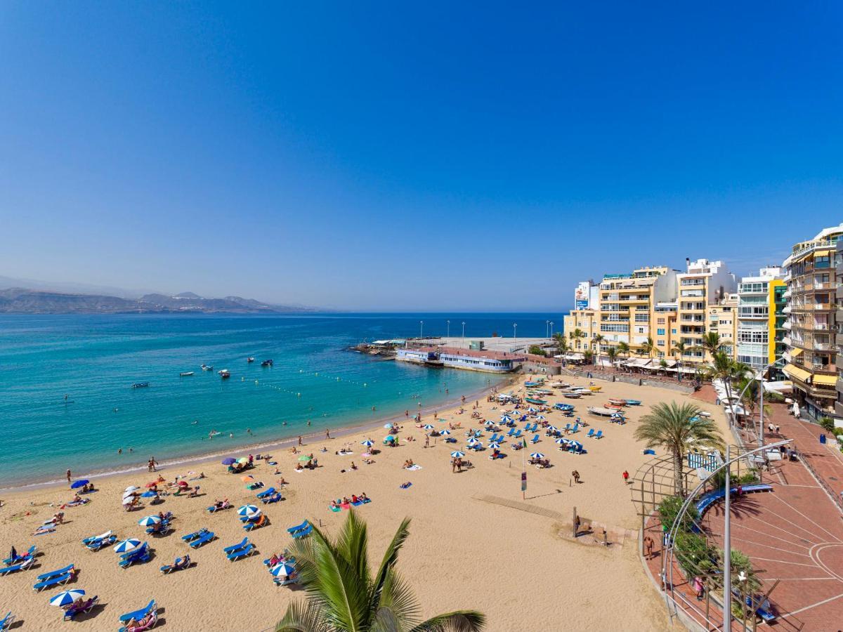 2 Bedrooms & Spectacular Views In Best Part Of Las Canteras Las Palmas / Gran Canaria Exterior foto